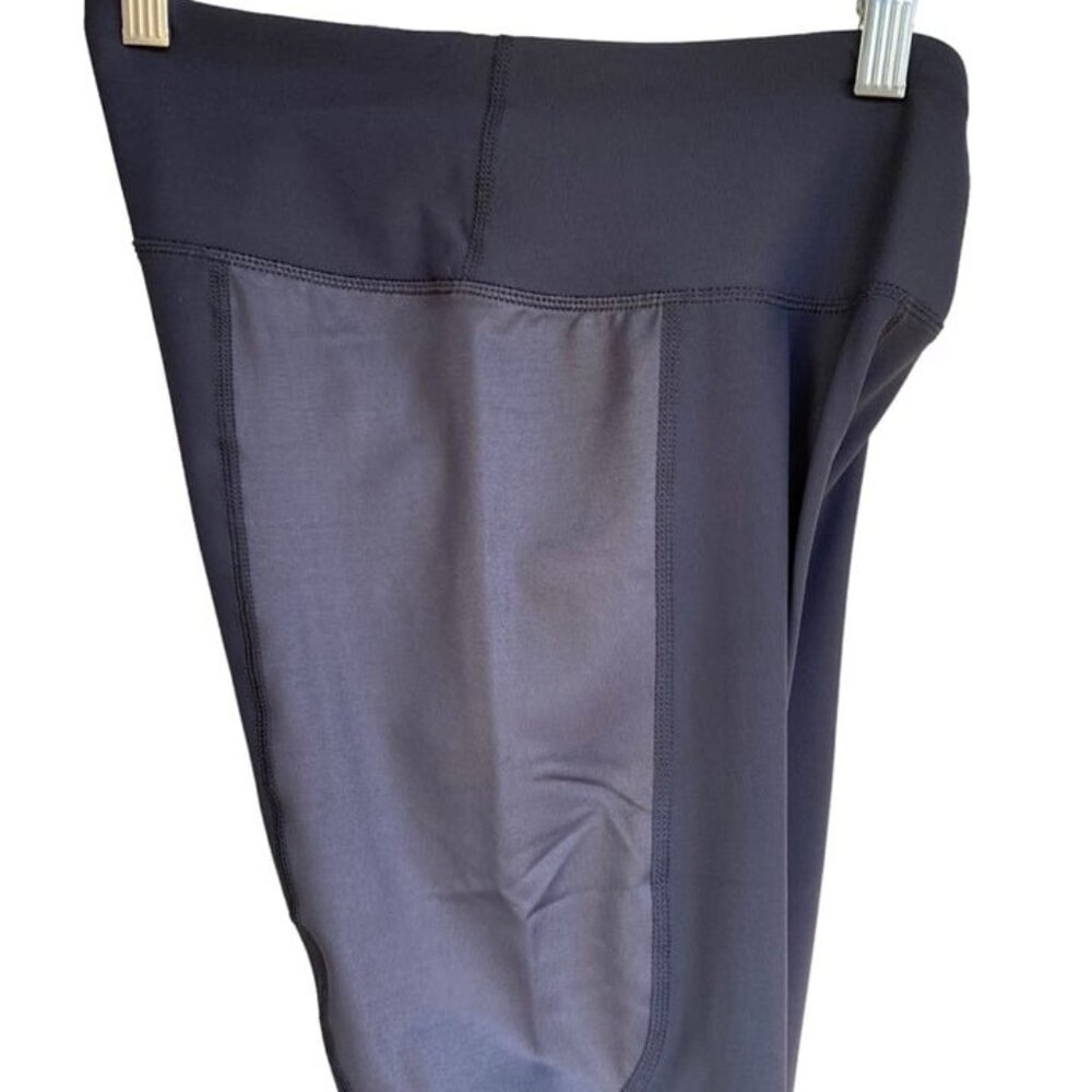 90 Degree By Reflex Capri Leggings Size Small Gunmetal Gray CW66770 NWT $78 - Picture 8 of 11